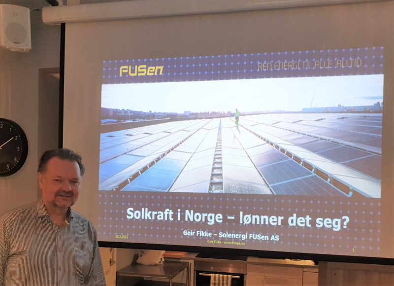 SOLKRAFT -  ER DEN LØNNSOM OGSÅ I TRØNDELAG